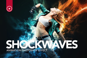 Shockwaves Animation Photoshop Action