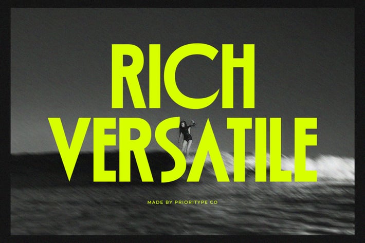 Rich Versatile - Display Sans