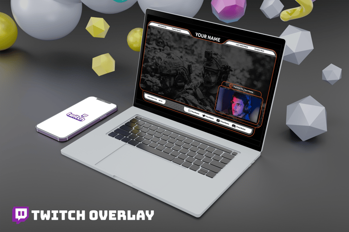 Ghost - Twitch Overlay Template