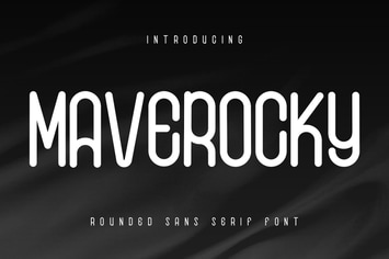 Maverocky - Rounded Sans Serif Font