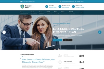 Finance Press - Consulting Business, Finance PSD