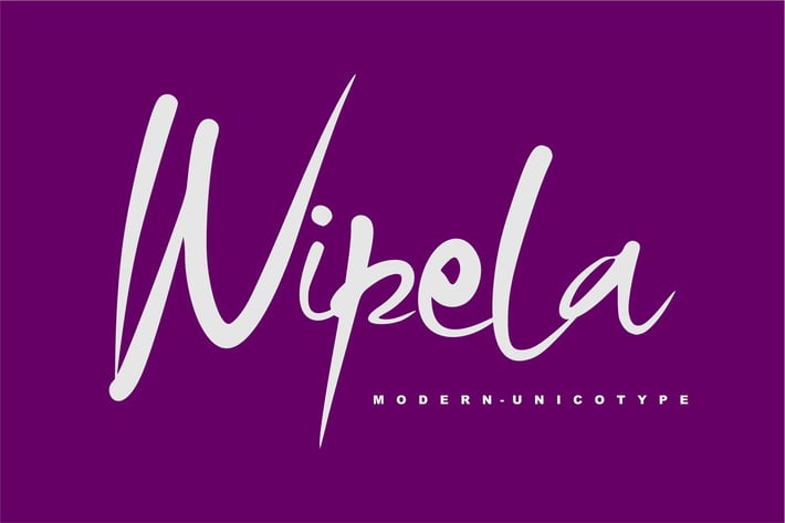 Wipela | Modern Unicotype Font