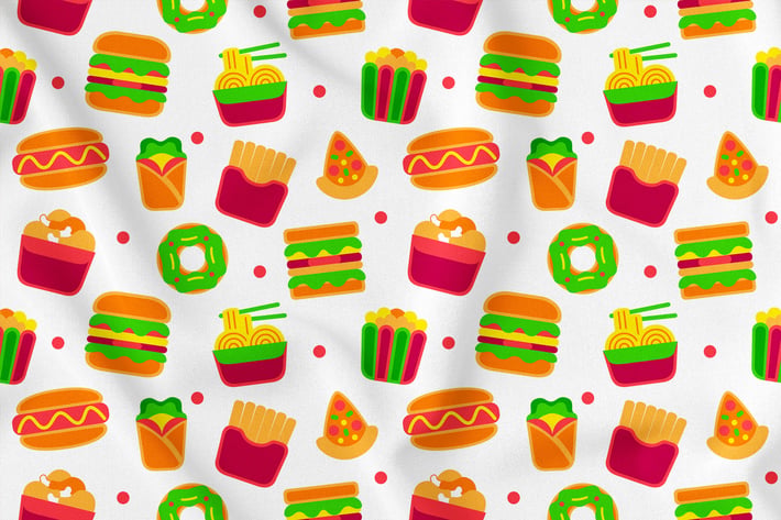 Fastfood Seamless Pattern Vol. 1