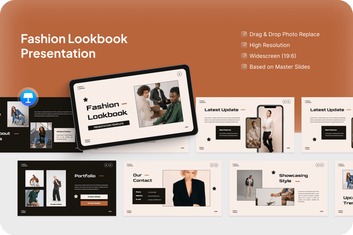 Fashion Lookbook Keynote