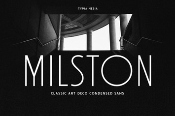 Milston - Classic Art Deco Condensed Sans Serif