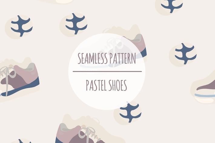 Pastel Shoes – Seamless Pattern
