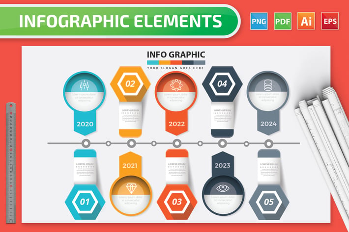 Timeline Infographics design