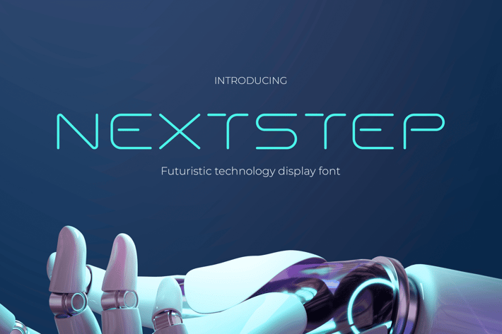 Nextstep: Futuristic Techno Font