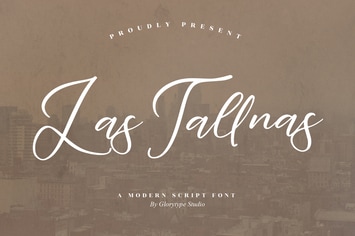 Las Tallnas Modern Script Font
