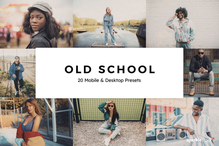 20 Old School Lightroom Presets & LUTs