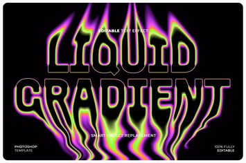 Liquid Gradient Text Effect