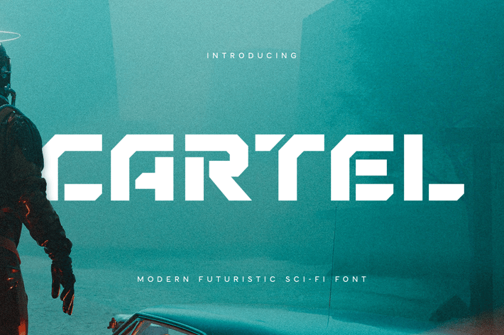 CARTEL - Modern Futuristic Sci-fi Font