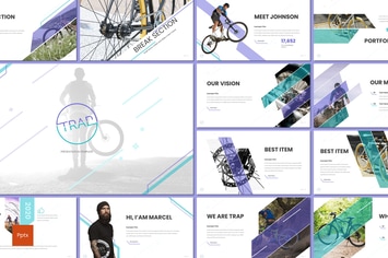 Trap - Cycling Powerpoint Template
