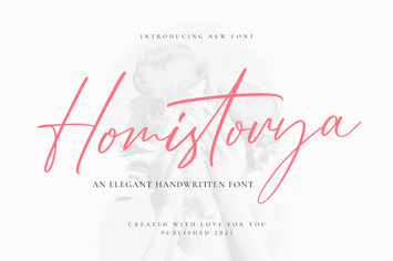 Homistorya - Wedding Font
