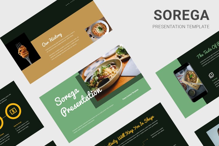 Sorega - Pasta Restaurant Keynote