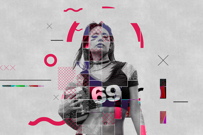 Contemporary Graphic Poster Action