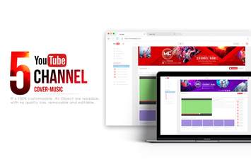 Music Channel - Youtube Banner Template