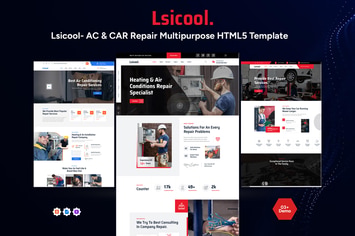 Lsicool- AC & CAR Repair HTML5 Template