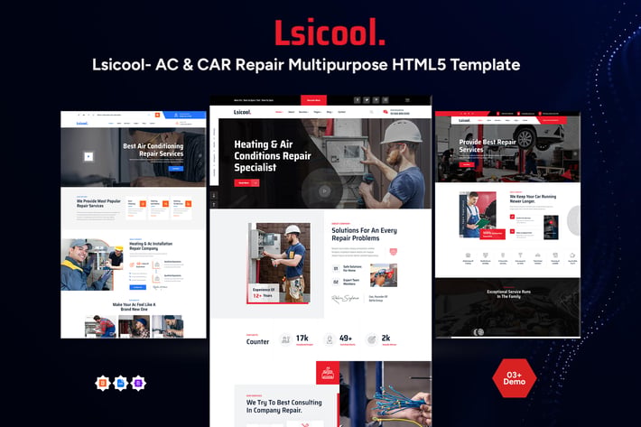 Lsicool- AC & CAR Repair HTML5 Template