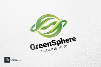 Green Sphere - Logo Template