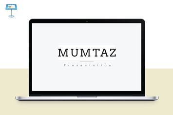 MUMTAZ -  Multipurpose Keynote Template V46