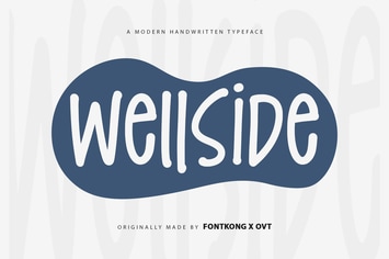 Wellside - A Modern Handwritten Typeface