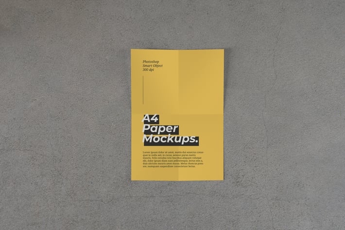 A4 Paper Mockups