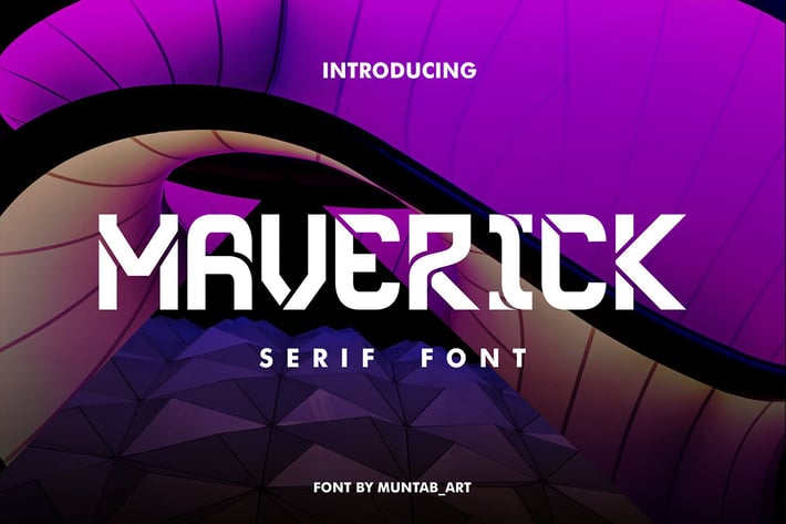 Maverick | Modern Font
