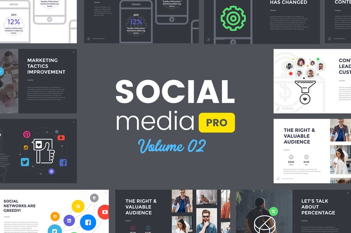 Social Media Pro (VOL.02) - Keynote Template