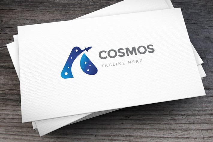 Space Travel Logo Template