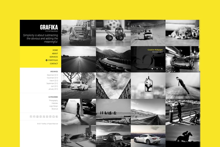 Grafika - Photography & Blog HTML Template 