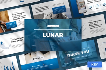 Lunar - Business Keynote Presentation Template