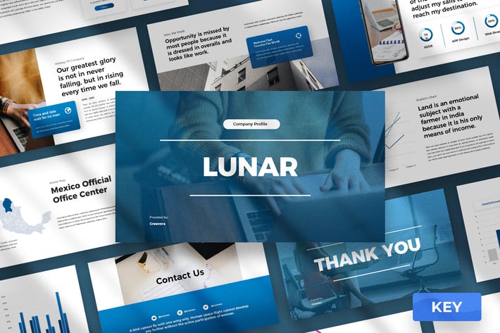 Lunar - Business Keynote Presentation Template
