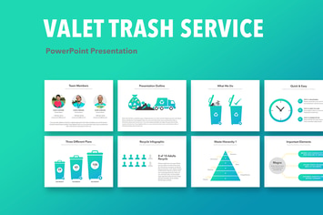Valet Trash Service PowerPoint Template