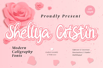 Shellya Cristin - Modern Script fonts
