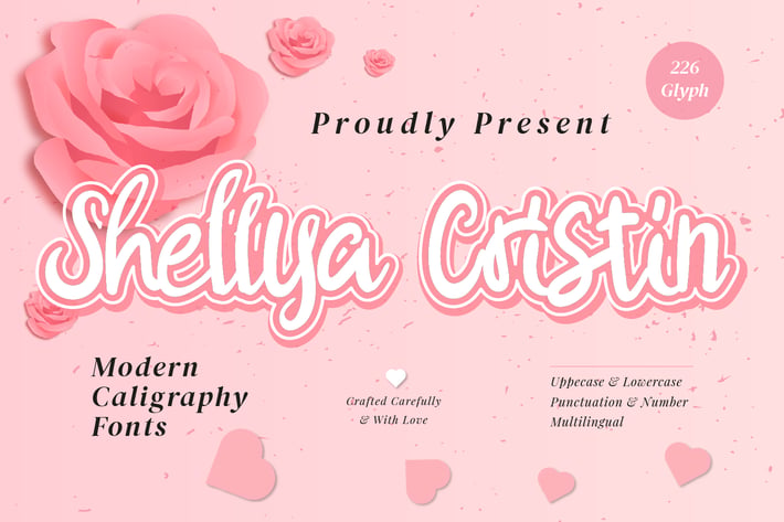 Shellya Cristin - Modern Script fonts
