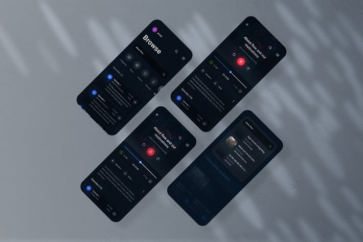 Application Screen Presentation Mockup