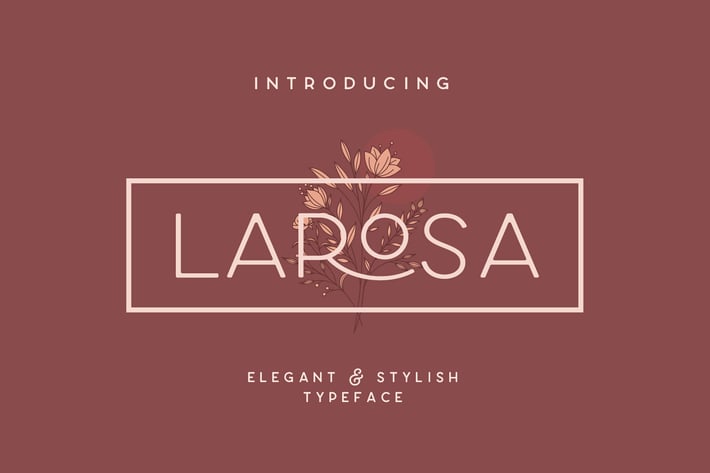 Larosa Sans Elegant Typeface