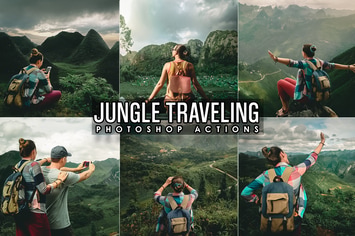 Jungle Traveling Photoshop Actions