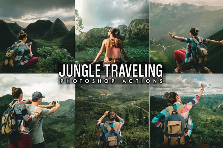 Jungle Traveling Photoshop Actions