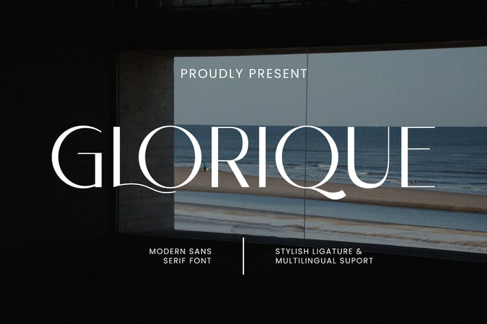 Glorique - Sans Serif Font