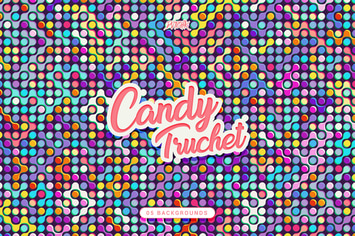 Candy Truchet Backgrounds