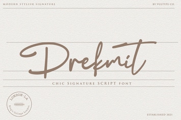 Drekmit - Handwritten Font