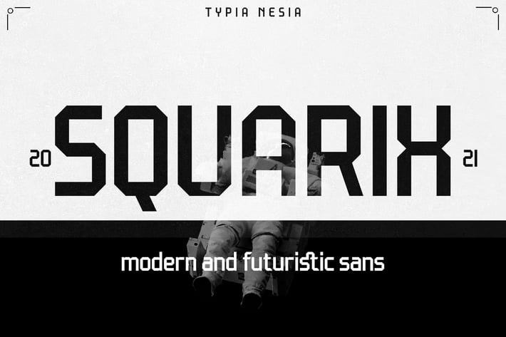 Squarix - Modern Futuristic Sans