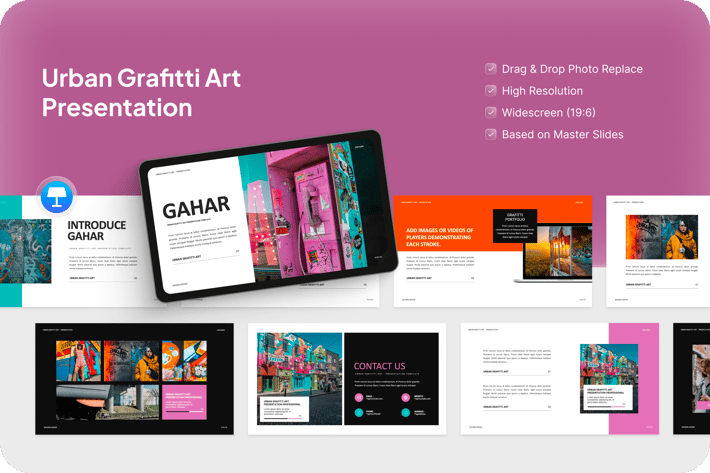 Gahar - Urban Grafitti Art Keynote Presentation