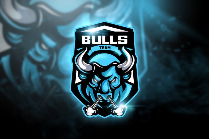 Bulls Team - Mascot & Esport Logo