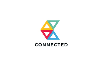 Connected C Letter Logo Template