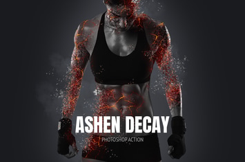 Ashen Decay Photoshop Action