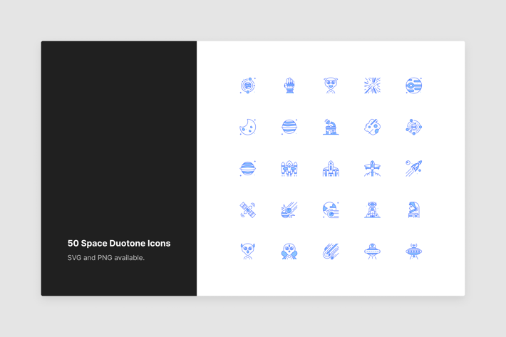 Space Duotone Icons