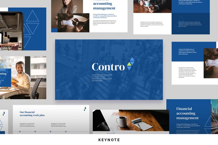 Contro - Clean Corporate Keynote Template